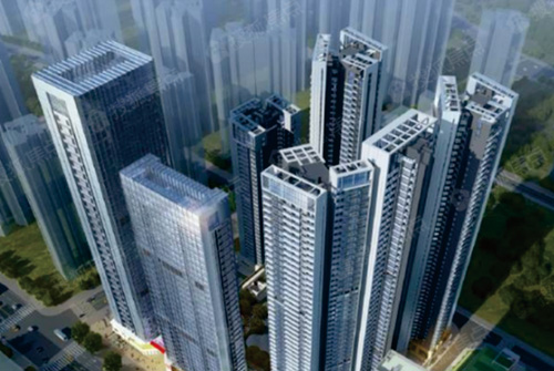 地址：深圳市龍華區(qū)㎡建筑規(guī)模：占地約45000m勹總建面約287561m2 外墻類(lèi)型：涂料飾面